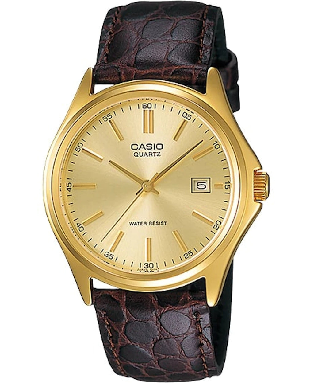 CASIO COLLECTION Mod. DATE LEATHER - GOLD-0