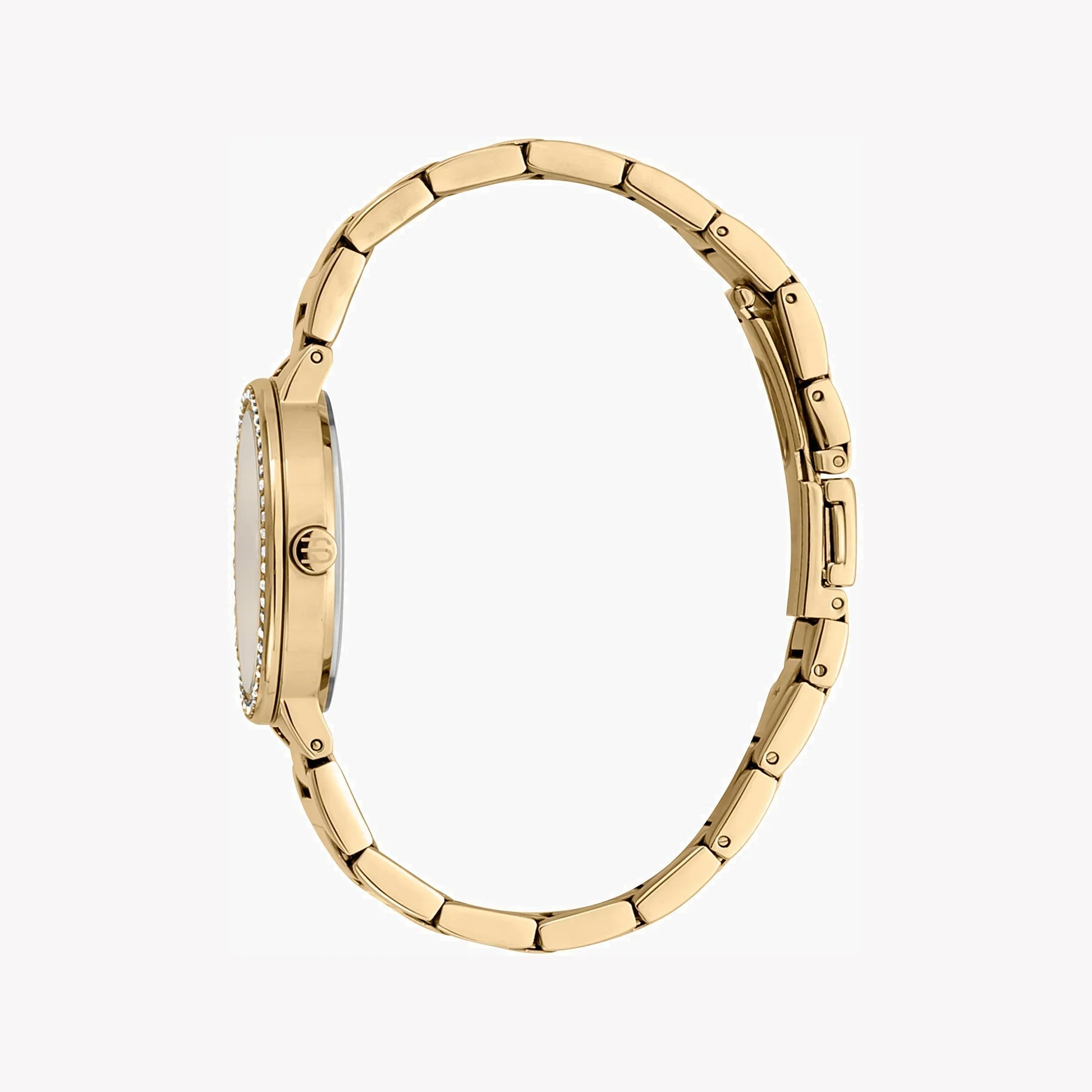 Esprit Women's Gold Stainless Steel Watch, Silver Dial | ES1L228M2045-2